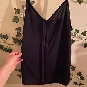 Soft black spaghetti strap top